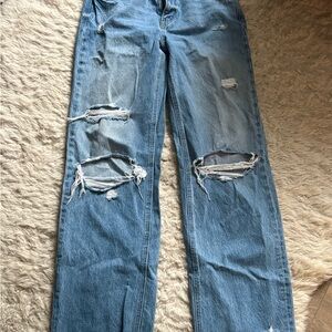 Flying Monkey Distressed Blue Women's Jeans